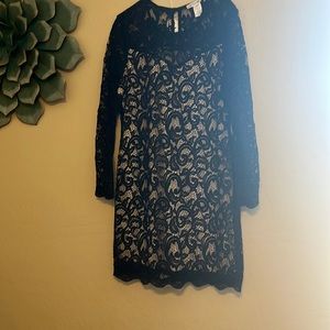 Love fast Live Hard NWOT Xl Lace and Nude dress